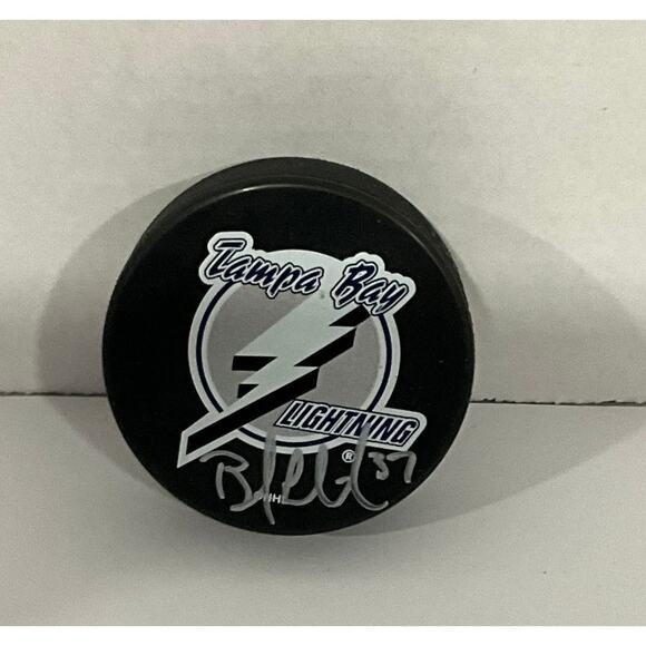 Brad Lukowich Signed Puck - Picture 3 of 3